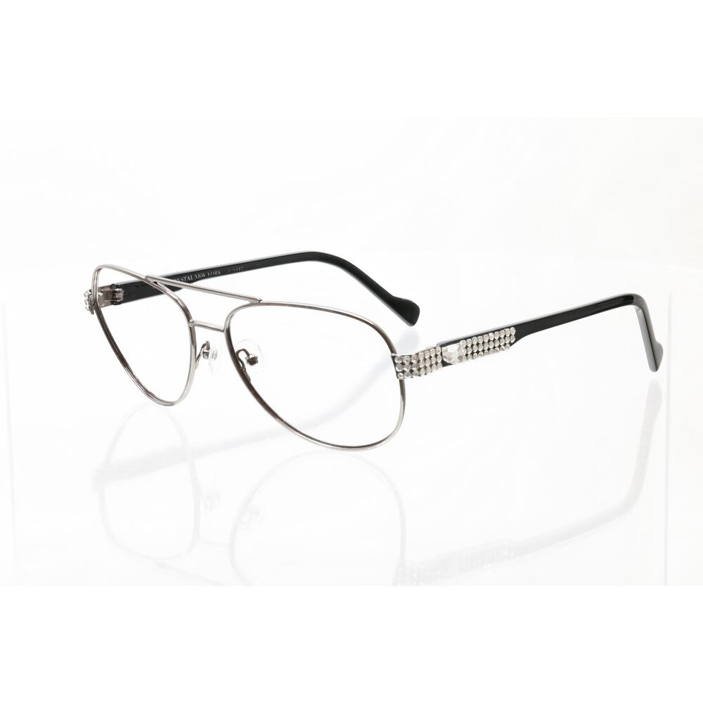 Jimmy Crystal JCS117 58-16-135mm Sunglass / Eyeglass FRAMES ONLY - FAIR - READ